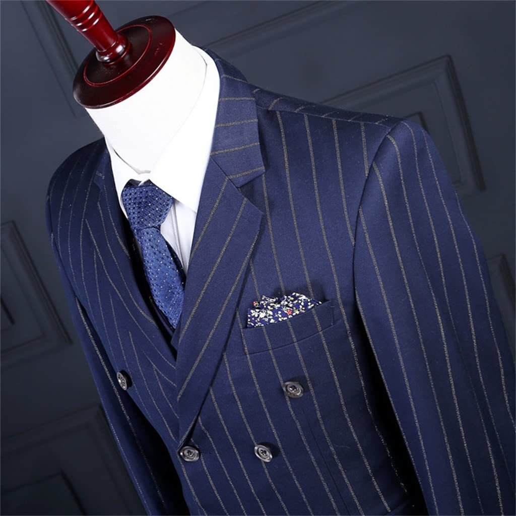 Amazon.co.jp: Suit Men's Blazer 3 Pieces Jacket + Pants +